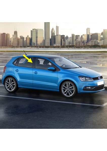 Vw Polo 2015-2017 Sağ Kapı Orta B Direği Kaplaması Siyah 6R4853290A