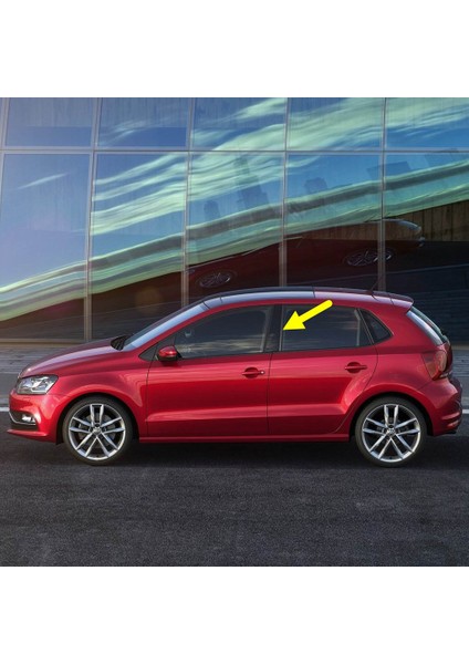 Vw Polo 2015-2017 Sol Kapı Orta B Direği Kaplaması Siyah 6R4853289A