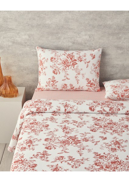 Rosey Violen Tek Kişilik Pike Takımı Turuncu