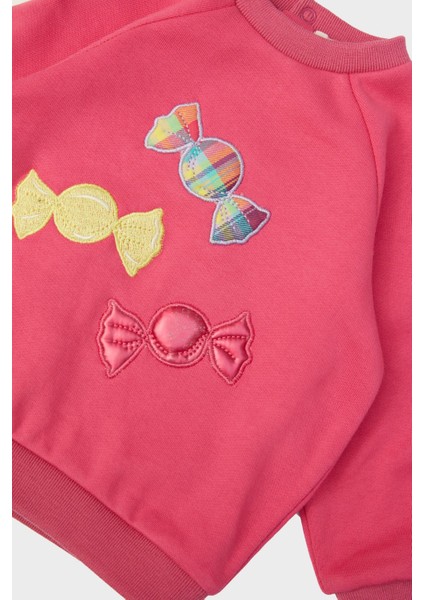 Kız Bebek Pembe Sweatshirt 23FW0BG2409