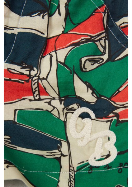 Erkek Bebek Desenli Şort 23SS0BG1113