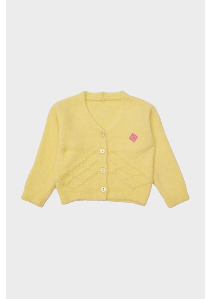Kız Bebek Sarı Hırka 23FW0BG2411