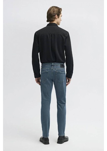M0042286526 Jake Vintage Shaded Mavi Black Ss Erkek Jean Pantolon