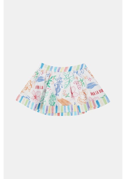 Kız Bebek Desenli Etek 23SS0BG2303