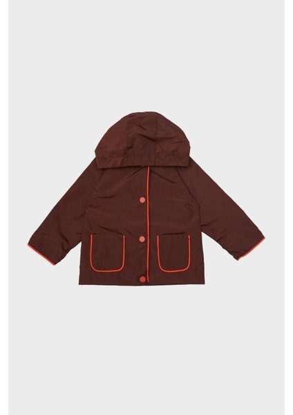 Erkek Bebek Kahve Yağmurluk 23FW0BG1710
