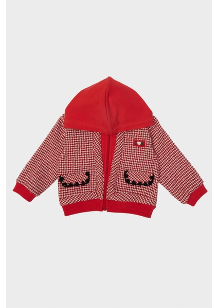 Kız Bebek Ekose Eşofman Üstü 23PfwBG2402