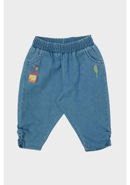 Kız Bebek Denim Pantolon 23PFWBG2240