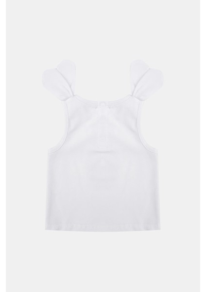 Kız Bebek Beyaz Atlet 23SS1BG2543