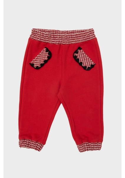 Kız Bebek Kırmızı Eşofman Altı 23PfwBG2202