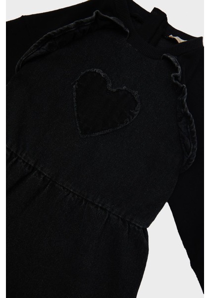 Kız Bebek Denim Elbise 23PFWBG2902 modelleri