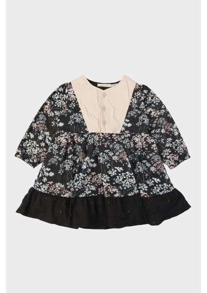 Kız Bebek Desenli Elbise 23FW0BG2904