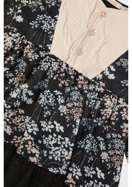 Kız Bebek Desenli Elbise 23FW0BG2904 modelleri
