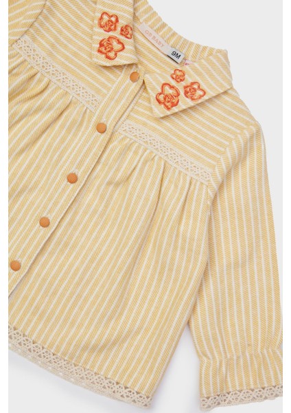 Kız Bebek Çizgili Gömlek 23FW1BG2614 modelleri