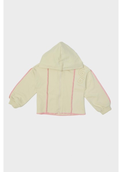 Kız Bebek Bej Eşofman Üstü 23PfwBG2405