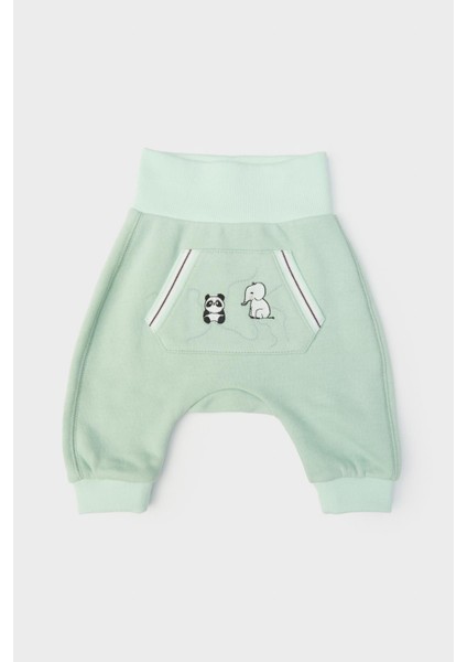 Erkek Bebek Yeşil Eşofman Altı 23Fw0Lt8207