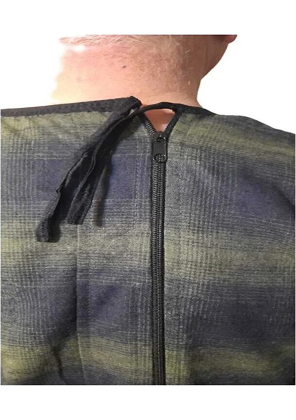 Demans Tulumu - Hasta Bakım Kıyafet - Terletmez Ekose Kumaş %100 Pamuk - Yeni Nesil indirimleri