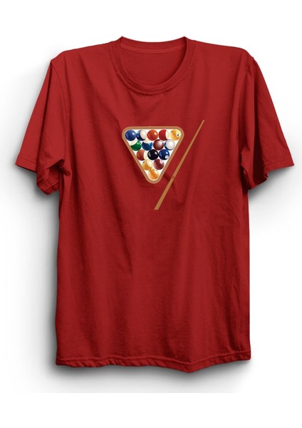 Bilardo, Billard Cue And Balls, Istaka ve Top Tişört