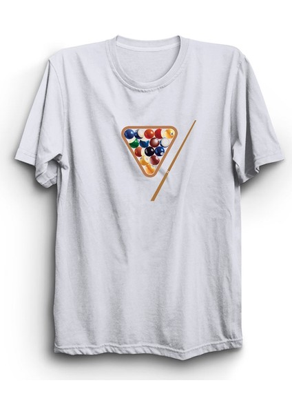 Bilardo, Billard Cue And Balls, Istaka ve Top Tişört