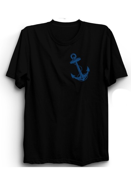 Mavi Çapa Logo, Blue Anchor Logo Tişört