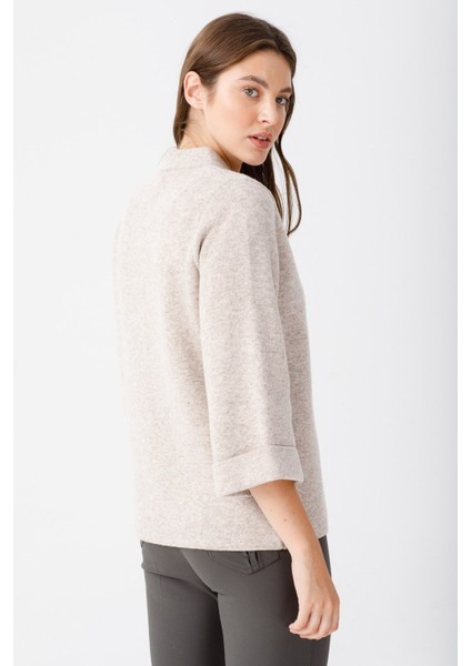 Kadın Dik Yaka Kaban V.Bej fiyatları