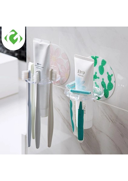 Kaktüs Tarzı 1 Adet Plastik Diş Fırçası Tutucu Diş Macunu Depolama Rafı Tıraş Makinesi Diş Fırçası Dağıtıcı Banyo Organizatör Aksesuarları Araçları Guanyao (Yurt Dışından)