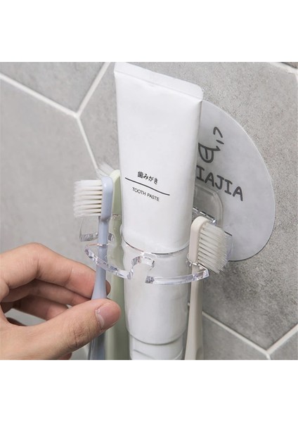Kaktüs Tarzı 1 Adet Plastik Diş Fırçası Tutucu Diş Macunu Depolama Rafı Tıraş Makinesi Diş Fırçası Dağıtıcı Banyo Organizatör Aksesuarları Araçları Guanyao (Yurt Dışından)