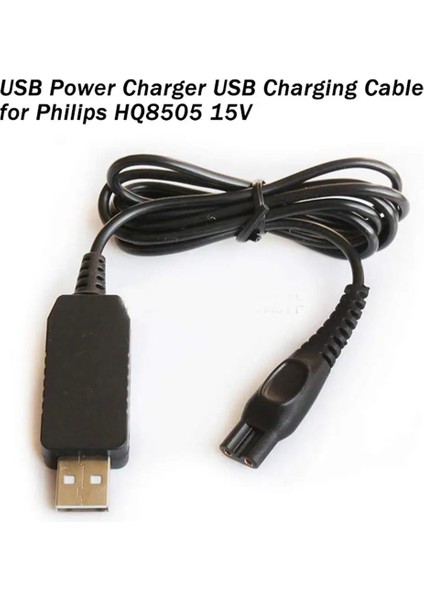 Siyah Stil Elektrikli Tıraş Makinesi USB Güç Şarj Cihazı Seyahat Taşınabilir 15 V 1 M Tıraş Makinesi USB Şarj Kablosu Philips HQ8505 (Yurt Dışından) indirimleri