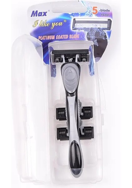 Gri Tarzı Süper Isveç Paslanmaz Çelik Bıçak Beş Bıçak Sistemi Jilet Tıraş Makinesi Jilet Beş Katmanlı Tıraş Makinesi Jilet Ithal Bıçak Tıraş Makinesi (Yurt Dışından) fırsatları