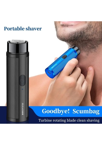 Siyah Stil Mini Elektrikli Tıraş Makinesi Erkekler Için Taşınabilir Elektrikli Jilet Sakal Bıçak USB Şarj Erkek Traş Makineleri Yüz Vücut Jilet Tıraş Makinesi (Yurt Dışından) modelleri