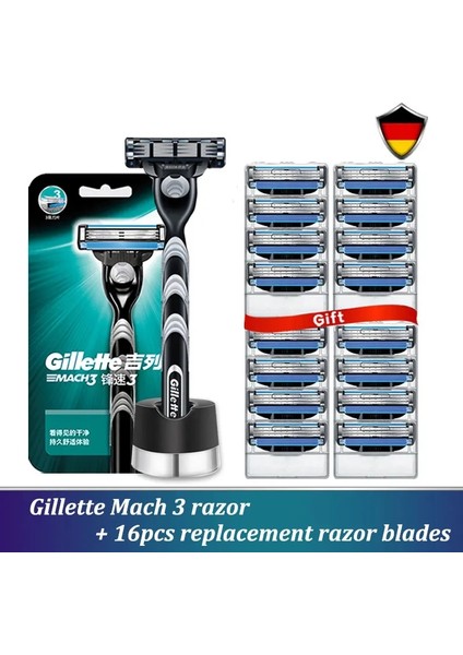Beyaz Stil Erkekler Için Tıraş Makinesi Gillette Matraight Jilet Kılıfı Tıraş Makinesi Kasetleri Standı ile Emniyet Tıraş Bıçakları Sakal Shavette (Yurt Dışından)