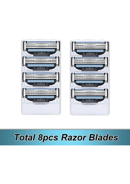 Sarı Stil Gillette Mach 3 Erkek Manuel Tıraş Makinesi Tıraş Bıçağı Kasetleri Tıraş Makinesi Yedek Bıçaklı Güvenli Düz Tıraş Makinesi (Yurt Dışından)