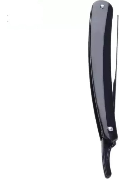 01-Siyah Tarzı Iki Renk Manuel Tıraş Makinesi Profesyonel Paslanmaz Çelik Keskin Salon Jilet Tutucu Katlanır Tıraş Bıçağı Tıraş Sakal Kesici (Yurt Dışından)