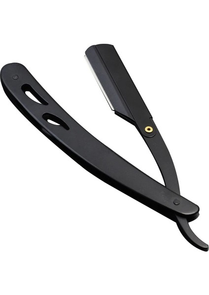 Şerit Stili Erkekler Tıraş Berber Aletleri Saç Jilet ve Bıçakları Antik Siyah Katlanır Tıraş Bıçağı Paslanmaz Çelik Düz Jilet Tutucu (Yurt Dışından) indirimleri