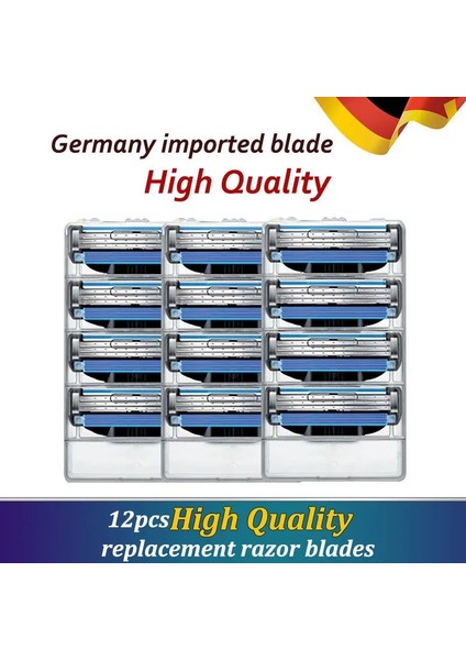 Sarı Stil Erkekler Için Tıraş Makinesi Gillette Matraight Jilet Kılıfı Tıraş Makinesi Kasetleri Standı ile Emniyet Tıraş Bıçakları Sakal Shavette (Yurt Dışından)