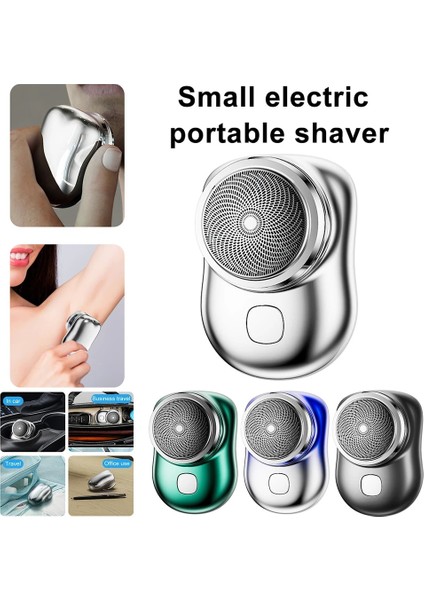 Gümüş Tarzı Erkekler Için Elektrikli Mini Seyahat Tıraş Makinesi-Cep Boyutu Yıkanabilir Elektronik Jilet-Erkek Şarj Edilebilir Taşınabilir Akülü Tıraş Yüz Sakal (Yurt Dışından) fiyatları