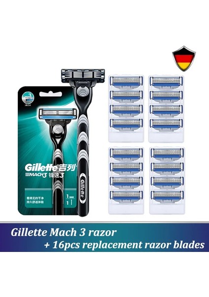 Siyah Stil Düz Emniyetli Jilet Gillette Maaving Makinesi Kasetleri Yüz Tıraş Makinesi Durumda Erkekler Için Tıraş Seti Sakal Shavette Araçları (Yurt Dışından)