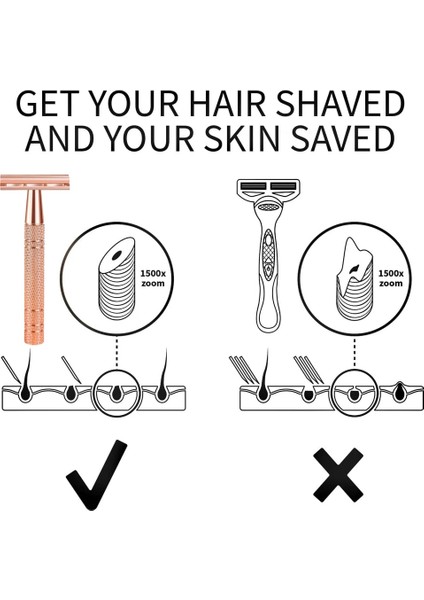 D657-ALTIN Tarzı Haward Jiletli Jilet, 10 Jiletli, Kadın Metal Tıraş Makinesi, Erkek Manuel Sakal Tıraş Makinesi, Sürdürülebilir, Sıfır Atık, Yeniden Kullanılabilir (Yurt Dışından) modelleri