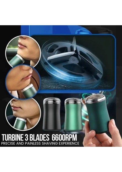 Gri Tarzı Cep Boyutunda Yıkanabilir Elektrikli Tıraş Makinesi Elektrikli Tıraş Makinesi Şarj Edilebilir Tıraş Makinesi Erkekler Için Islak-Kuru Çift Kullanımlı Mini Sakal Jilet (Yurt Dışından) fırsatları