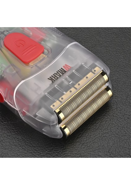 Siyah Stil Wmark NG-987T Elektrikli USB Şarj Edilebilir Saç Tıraş Makinesi Clipper 600 Mah Jiletli Bıçak Sakal Kafa Saç Tıraş Makinesi Kel Erkek Kafa Tıraş Makinesi (Yurt Dışından)