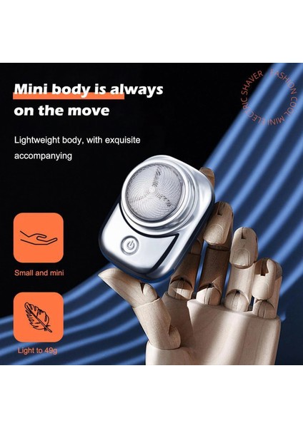 Altın Tarzı Erkekler Için Elektrikli Tıraş Makinesi, Mini Tıraş Protable Elektrikli Tıraş Makinesi USB Şarj Edilebilir Erkek Temizlik Ürünleri Tıraş Makinesi (Yurt Dışından)