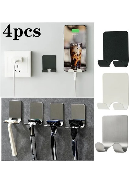 No.6 Stili Duvar Jilet Tutucu Depolama Kanca Paslanmaz Çelik Erkek Tıraş Makinesi Depolama Rafı Tıraş Makinesi Raf Priz Tel Askı Kancası Jilet Standı Rafı (Yurt Dışından) fırsatları