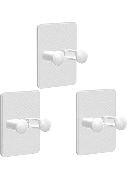 3 Adet Tarzı 7.5X5.5X3CM Su Geçirmez Jilet Tutucu Duvara Monte Tıraş Makinesi Rafı Çok Fonksiyonlu Jilet Askı Raf Tıraş Makinesi Organizatör Adam Banyo Malzemeleri (Yurt Dışından)