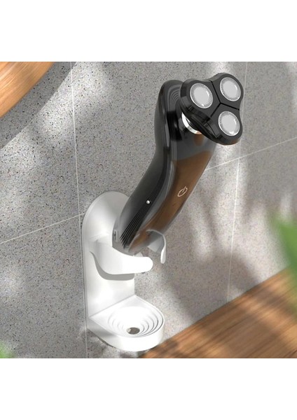 Beyaz Stil Elektrikli Tıraş Makinesi Jilet Duvara Monte Tutucu Traceless Elektrikli Tıraş Makinesi Standı Rafları Yerden Tasarruf Depolama Tutucu Banyo Ürünleri (Yurt Dışından) fırsatları