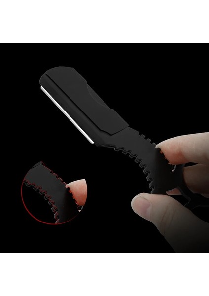 Altın Tarzı Düz Kenar Berber Jileti Saç Kesimi Sakal Kaş Tıraş Aracı Manuel Epilasyon Jilet Kuaför Kırpma Bıçakları Değiştirilebilir (Yurt Dışından) fırsatları