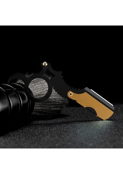 Altın Tarzı Düz Kenar Berber Jileti Saç Kesimi Sakal Kaş Tıraş Aracı Manuel Epilasyon Jilet Kuaför Kırpma Bıçakları Değiştirilebilir (Yurt Dışından) indirimleri