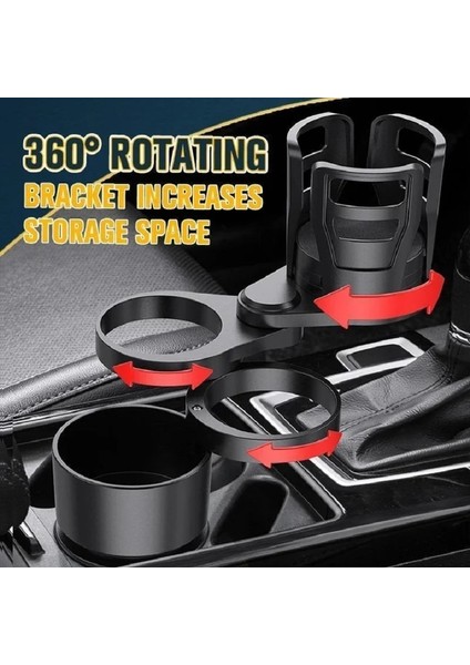 1 Adet Tarzı 4 In 1 Ayarlanabilir Araba Bardak Tutucu Araba Içme Suyu Şişesi Tutma Derece Dönebilen Su Bardak Tutucu Araca Monteli Kaymaz (Yurt Dışından) fiyatları