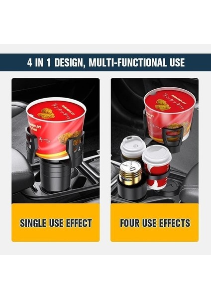 1 Adet Tarzı 4 In 1 Ayarlanabilir Araba Bardak Tutucu Araba Içme Suyu Şişesi Tutma Derece Dönebilen Su Bardak Tutucu Araca Monteli Kaymaz (Yurt Dışından) fırsatları