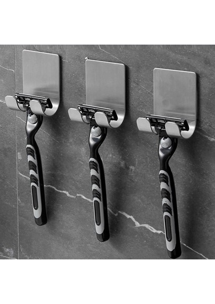 2 Adet Tarzı Adet Yumruk Ücretsiz Jilet Tutucu Duvar Kanca Erkekler Tıraş Tıraş Makinesi Raf Banyo Kancaları Jilet Askı Mutfak Depolama Rafı (Yurt Dışından) fiyatları