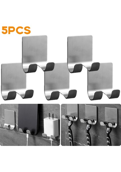 2 Adet Tarzı Adet Yumruk Ücretsiz Jilet Tutucu Duvar Kanca Erkekler Tıraş Tıraş Makinesi Raf Banyo Kancaları Jilet Askı Mutfak Depolama Rafı (Yurt Dışından) indirimleri