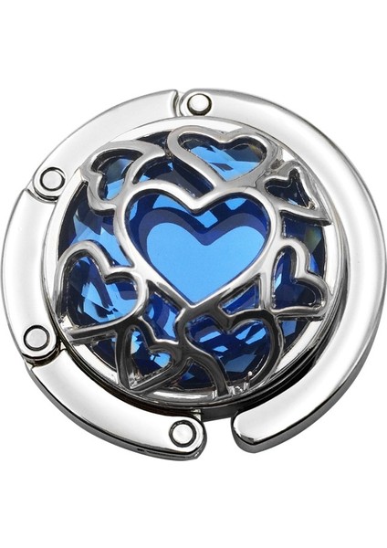 Stil6-Mavi Stil Moda Çanta Tutucu Çanta Askısı Katlanır Kanca Tutucu Taşınabilir Anahtarlık Raf Masa Kanca Donanım Seyahat Açık Depolama (Yurt Dışından)